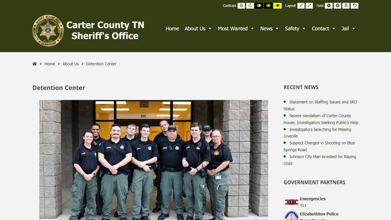 Detention Center – Carter County TN Sheriff's Office